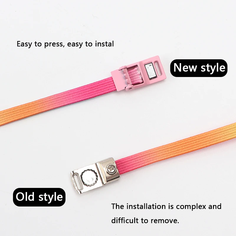 Top Trends: No Tie Shoe Laces Elastic Rainbow Shoelaces Magnetic Metal Lock 1 Second Quick On And Off Lazy Shoes Lace For Sneakers Unisex Shoppable Styles - Image 4