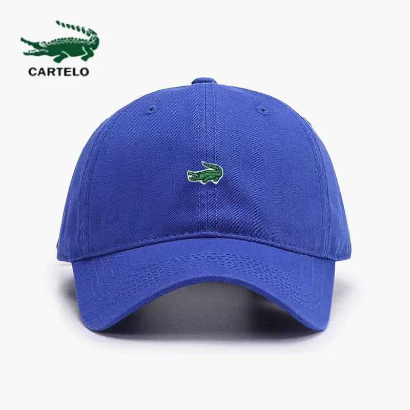 Top Trends: Men's Retro Embroidered Baseball Cap Adjustable Casual CARTELO Cotton Sun Hat Unisex Women's Solid Color Sun Hat F1Caps For Men Shoppable Styles - Image 4