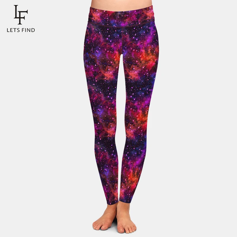 Top Trends: LETSFIND 2020 Beautiful Galaxy Design High Quaility Fitness Leggings Fashion High Waist Women Leggings Shoppable Styles