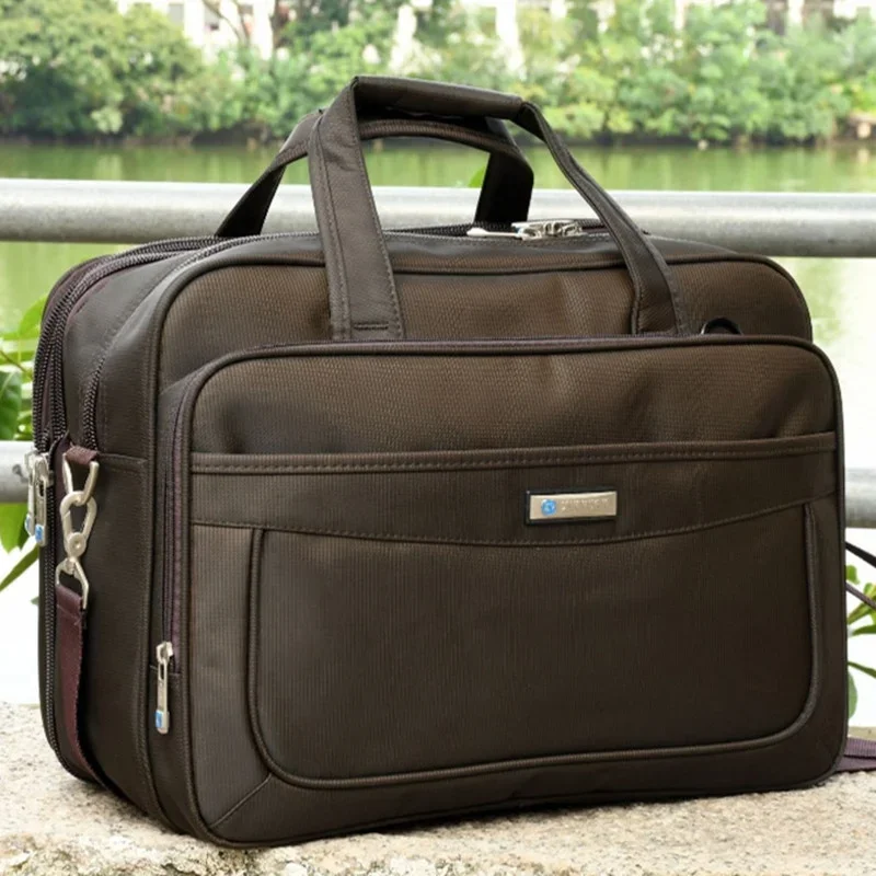 Top Trends: Large Capacity Men&#039;s Handbag Business Briefcase 16&quot; Inches Laptop Bag Fashion Travel Male Shoulder Messenger Bag Shoppable Styles