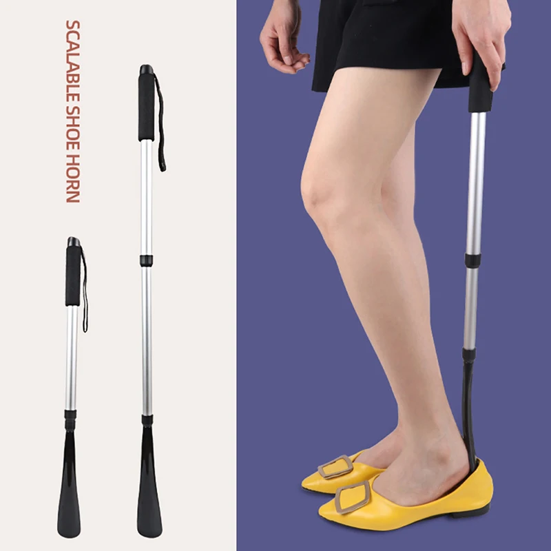 Top Trends: Clothing Aids Extendable Telescope Long Handle Metal Stainless Steel Shoe Horn Collapsible Us Putting On And Taking Off Shoppable Styles