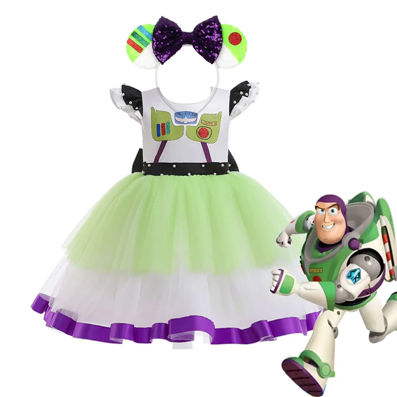 Top Trends: Disney Toy Story Princess Dress Cosplay Buzz Lightyear Woody Jessie Cowboy Girl Clothing For Halloween Carnival Birthday Party Shoppable Styles