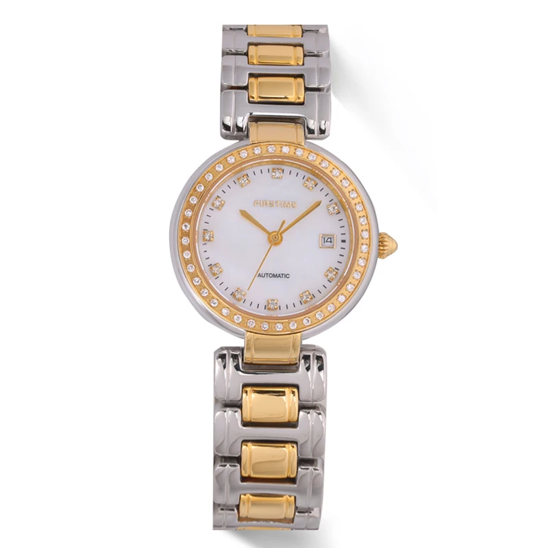 Top Trends: BERNY Automatic Women Wristwatch Sapphire Clock Gold Luxury Brands Calendar Stainless Steel Waterproof Women&#039;s Mechanical Watch Shoppable Styles