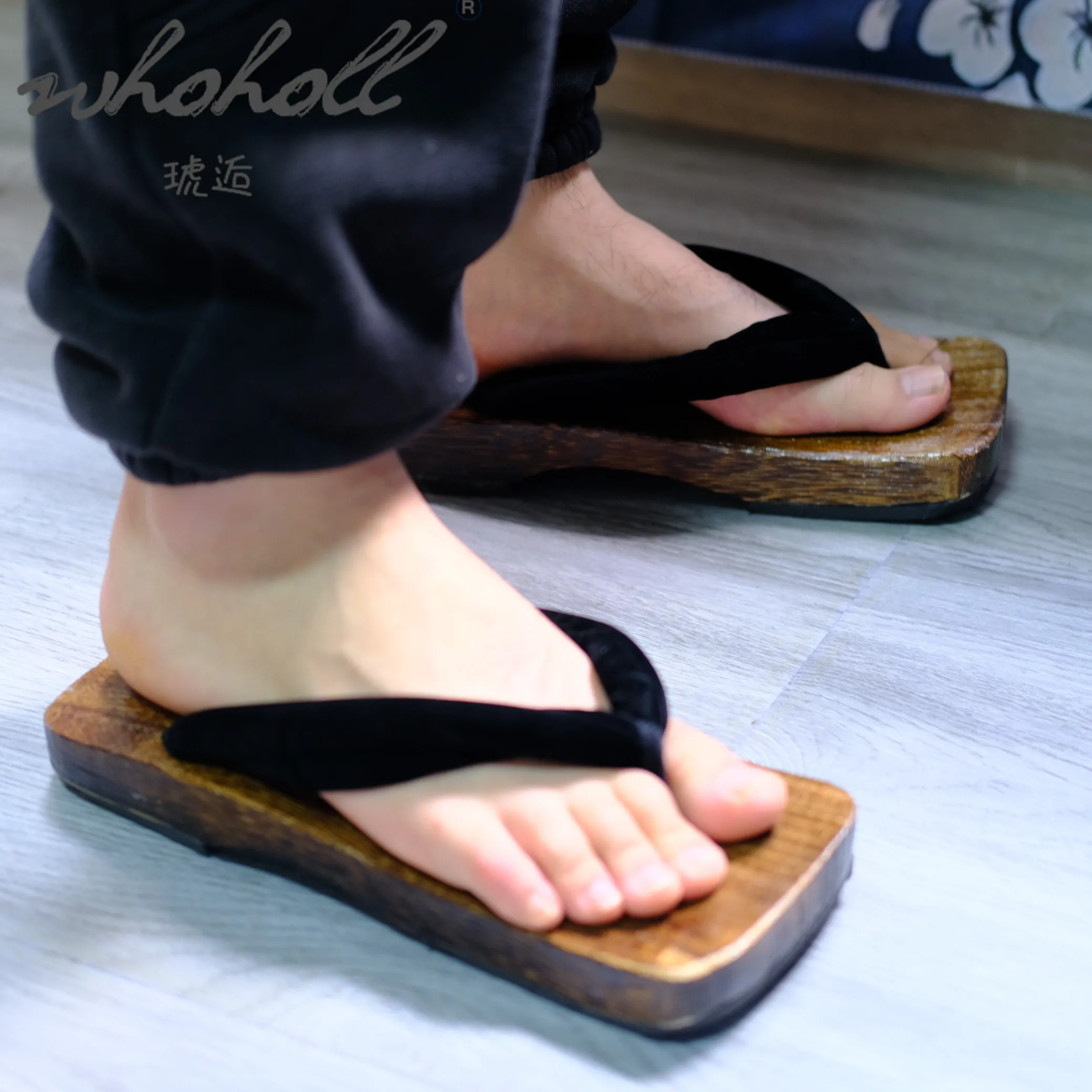 Top Trends: Man Slippers Japanese Geta Flip Flops Anime Demon Slayer Wood Thick Sole Coplay Shoes Slippers Japanese Clogs Sandals Shoppable Styles