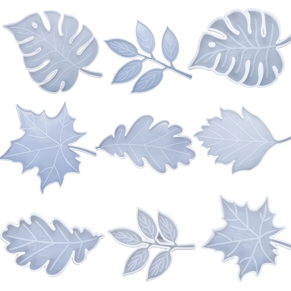 Top Trends: Palm Maple Leaf Silicone Molds Leaves Coasters Epoxy Resin Mould For DIY Epoxy Resin Cup Mat Mold Crafts Home Table Decoration Shoppable Styles