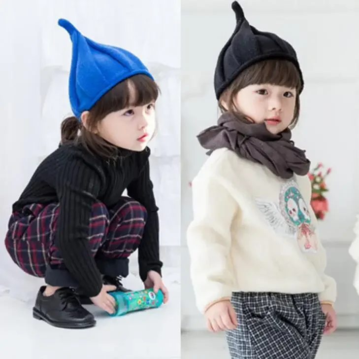 Top Trends: Nishine Children Elf Hat Infant Toddler Autumn Winter Knitted Caps For Baby Bunny Beanie Spire Cap Photography Props Gifts Shoppable Styles - Image 2