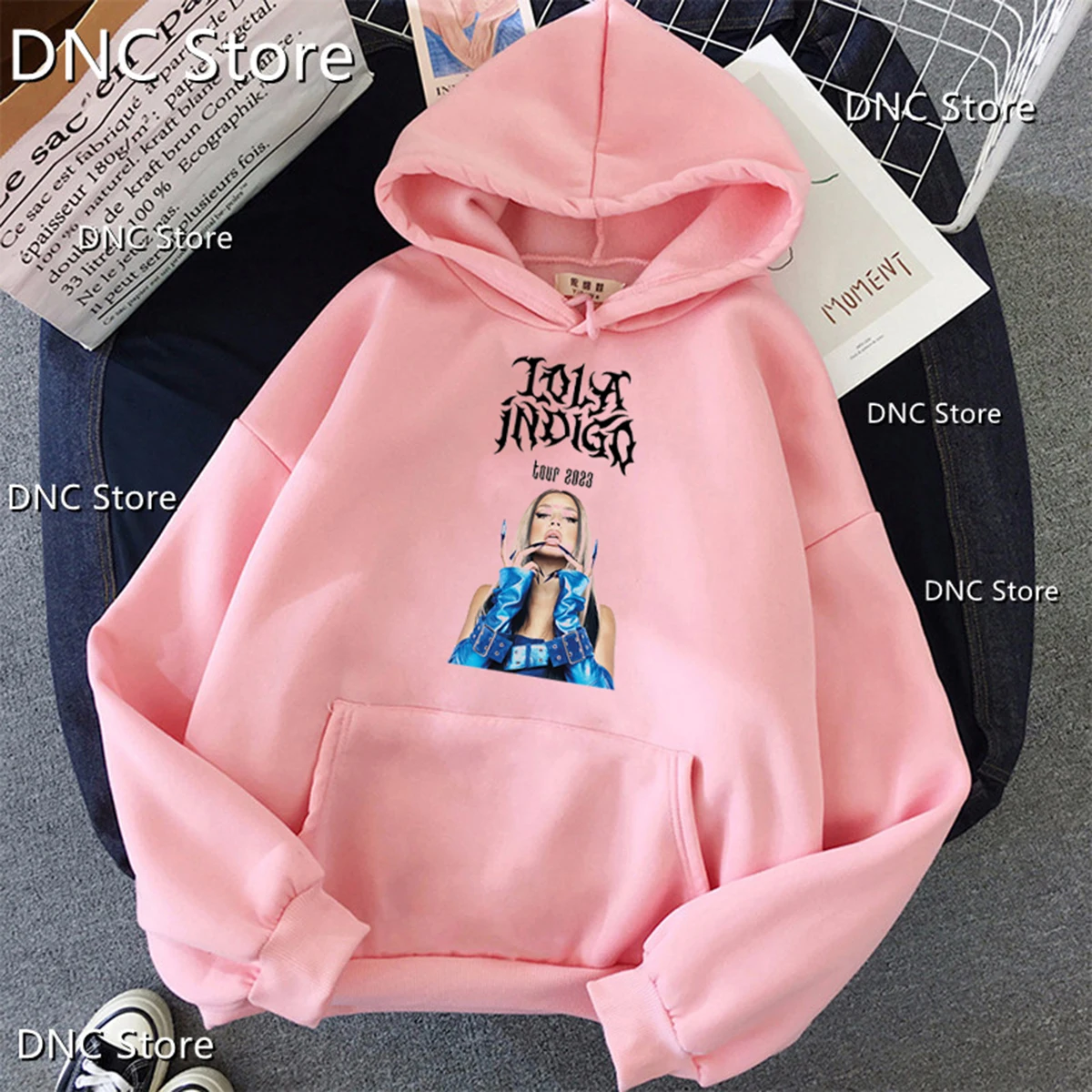 Top Trends: New Women's Hoodie Lola Indigo Merch Printed 90s Hoodie Autumn / Winter Long Sleeve Sweatshirt Fashion Harajuku Femme Hoodie Coat Shoppable Styles