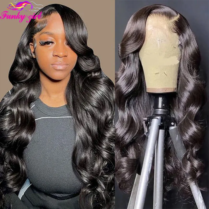 Top Trends: Transparent 13x4 Body Wave Lace Front Wig 13x6 Lace Frontal Wig Human Hair Wigs Pre Plucked Brazilian 180% Remy Hair For Women Shoppable Styles