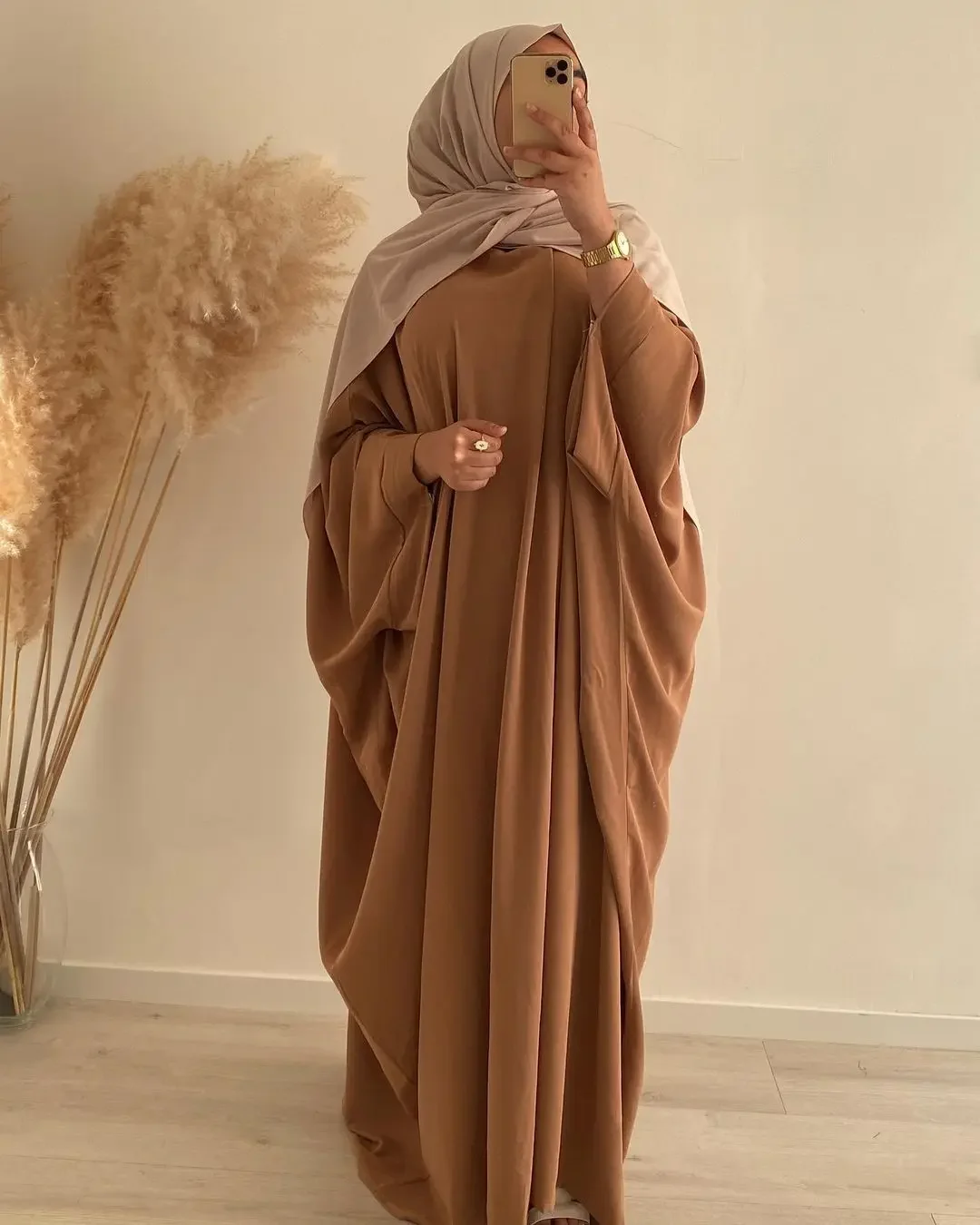 Top Trends: Ramadan Batwing One Piece Prayer Abaya Dubai Nida Muslim Hijab Dress Women Niqab Kaftan Robe Long Khimar Islam Clothes Djellaba Shoppable Styles