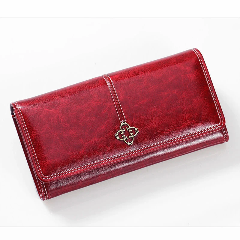 Top Trends: Women's Leather Wallet Woman Luxury Long Wallets Fashion Women Purses Money Bags 2022 Handbags Womens Purse Cards Holder Shoppable Styles