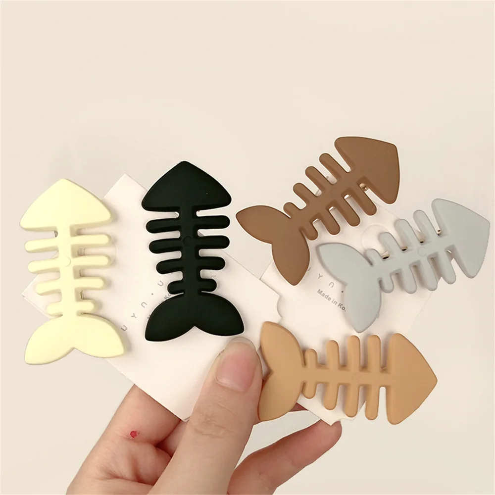 Top Trends: New Simple Fish Bone Hair Clip Korea Style Barrettes Side Clips For Women Girls Cute Bangs Hair Pins Headdress Hair Accessories Shoppable Styles