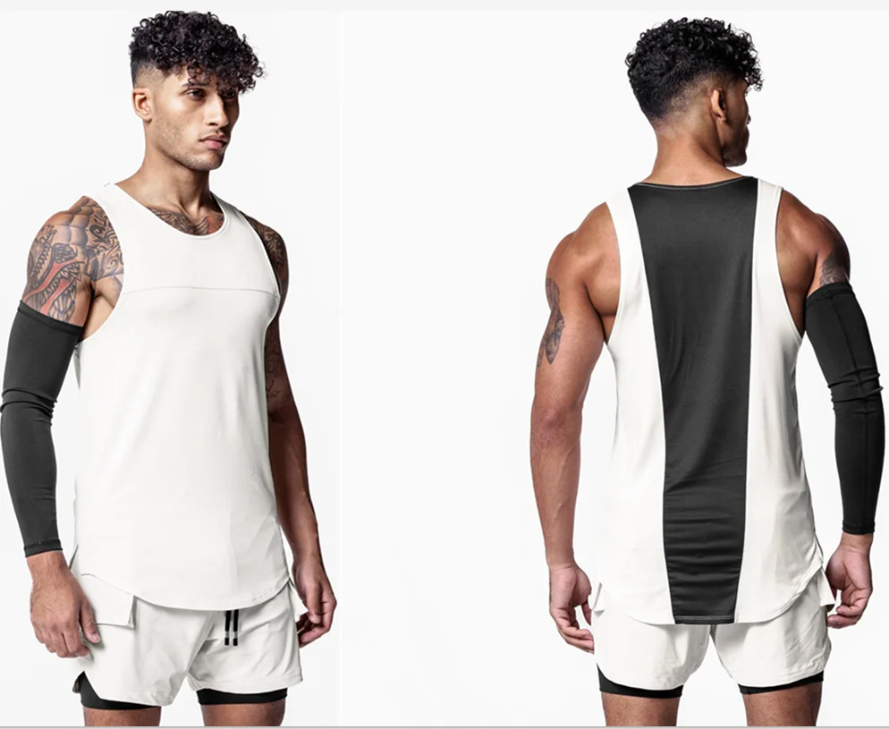 Top Trends: 2023 New Men Vest Sleeveless T-shirt Men&#039;s Fast Running Vest Fitness Training Sleeveless Shirt Men&#039;s Gym Training Tank Top Shoppable Styles