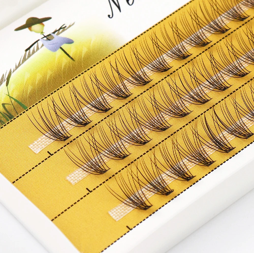 Top Trends: 1 Box / 60 Mink Fake Lashes Natural Individual Cluster EyeLashes Grafting False Eyelashes Professional Eyelash Makeup Tool Cilia Shoppable Styles