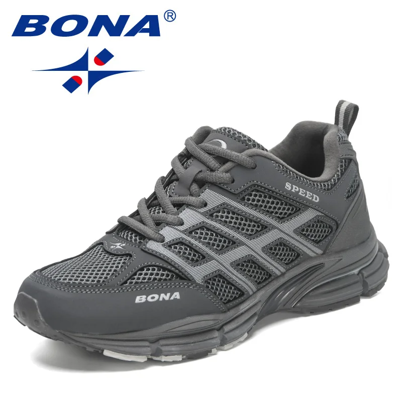 Top Trends: BONA 2023 New Most Popular Style Men Running Shoes Outdoor Walking Sneakers Comfortable Athletic Shoes Breathable Mesh Men For S Shoppable Styles