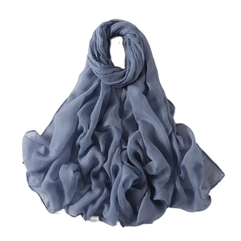 Top Trends: 58 Colors Plain Candy Color Cotton Viscose Shawl Scarf Lady High Quality Solid Wrap Pashmina Stole Muslim Hijab Snood 180*90Cm Shoppable Styles