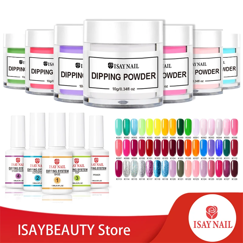 Top Trends: ISAYBEAUTY Nail Glitter Nail Dip Powder Starter Kit 1pcs Simply Apply Get Stronger And Durable Dip Powder Nails Stickers Decals Shoppable Styles