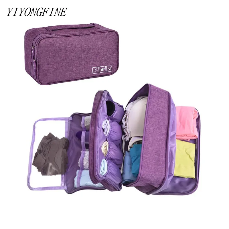 Top Trends: Multifunctional Travel Organizer Bag Women Underwear Bra Finishing Storage Bag Ladies High Capacity Waterproof Packing Cubes Shoppable Styles