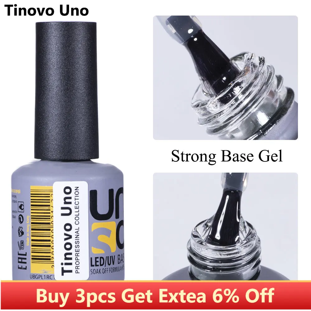 Top Trends: Tinovo Uno 15ML Strong Base Gel Manicure Gel Nail Polish Clear UV Soak Off Long Lasting Primer Gellac Strengthener Natural Nails Shoppable Styles