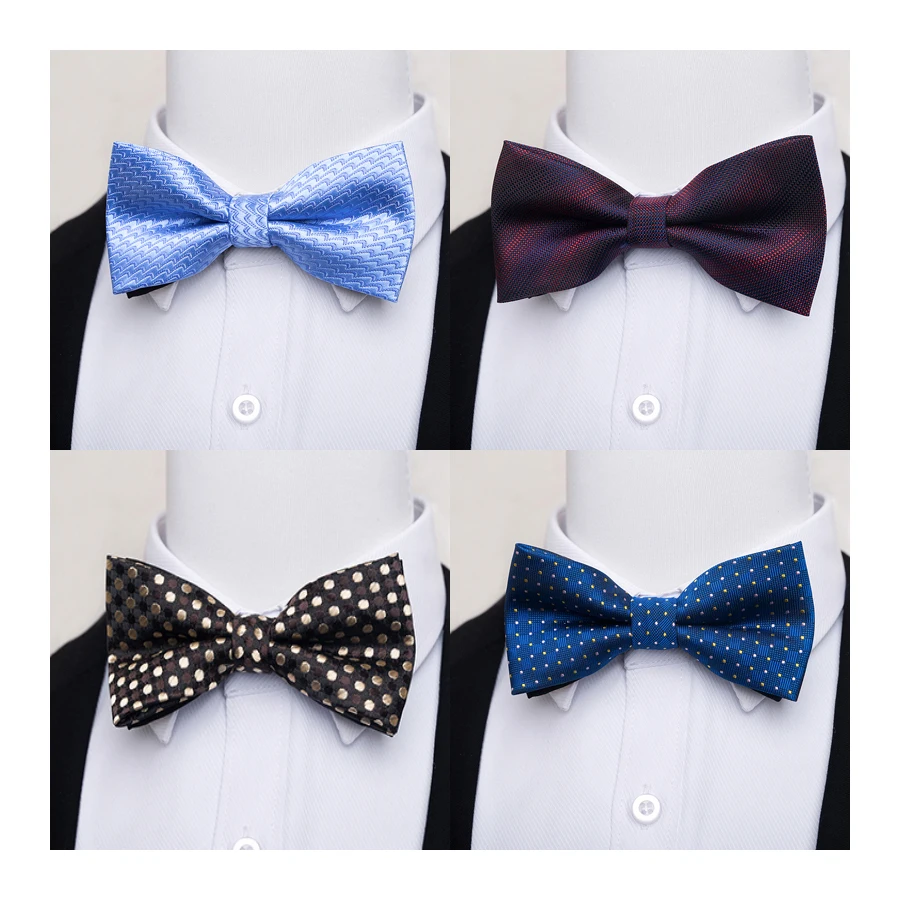 Top Trends: Brand Fashion Brand Silk Bow Tie Dot Dark Grey Man Wedding Accessories Fit Formal Party Lover&#039;s Day Butterfly Tie Bowtie Shoppable Styles