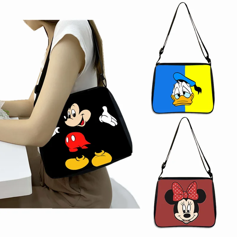 Top Trends: New Disney Mickey Mouse Handbags For Women Frozen Princess Minnie Cartoon Print Fashion Crossbody Bag Girls Tote Bag Card Holder Shoppable Styles