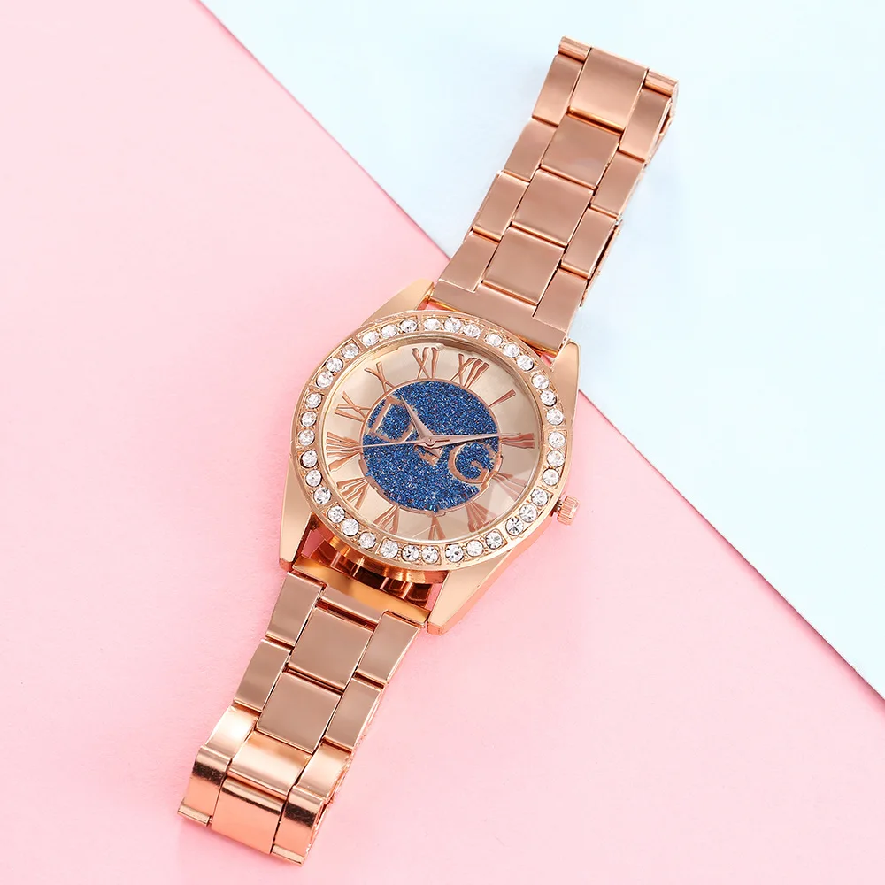 Top Trends: Rose Gold Designer DQG Watch For Women Quartz Luxury Silvery Watches Diamonds Gift Friend Women's Wristwatch Relógio Feminino Shoppable Styles - Image 3