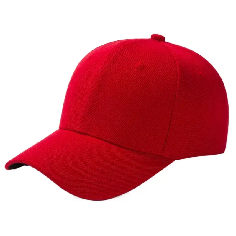 Top Trends: Solid Unisex Baseball Cap 6 Panel Men Caps Daily Womens Summer Hat Curved Brim Adjustable Red White Purple Grey Black Shoppable Styles