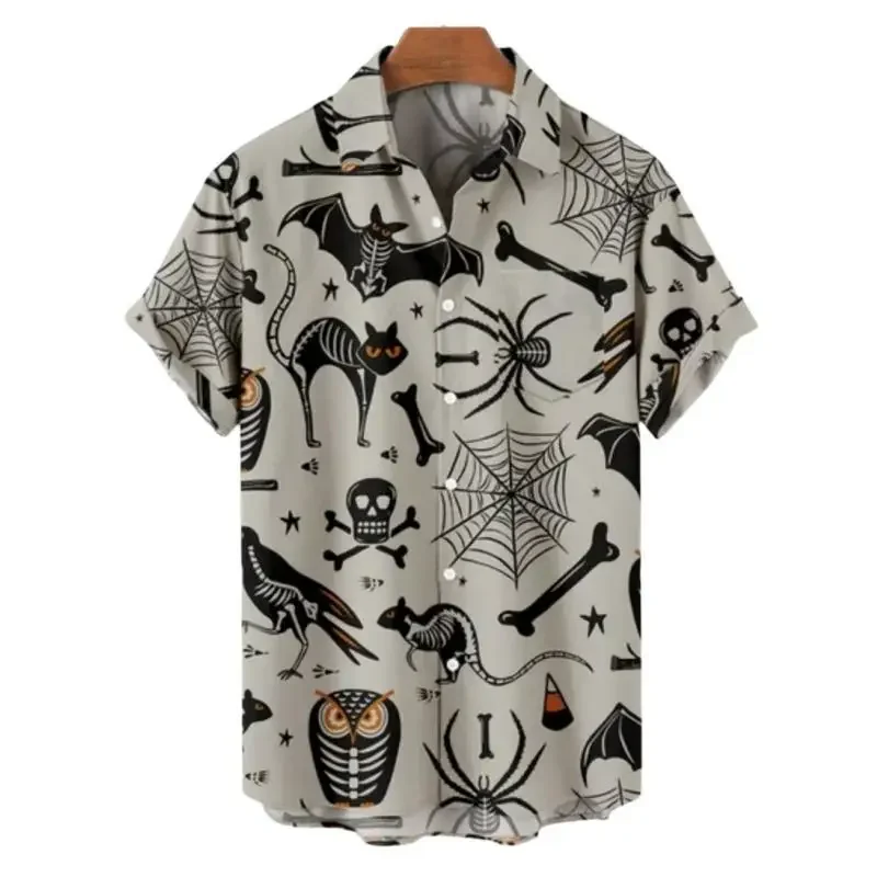 Top Trends: Summer Men&#039;s Casual Camisa Floral Hawaiian Short Sleeve Oversized Shirt Vintage Cartoon Style Fashion Pattern Harajuku Clothes Shoppable Styles