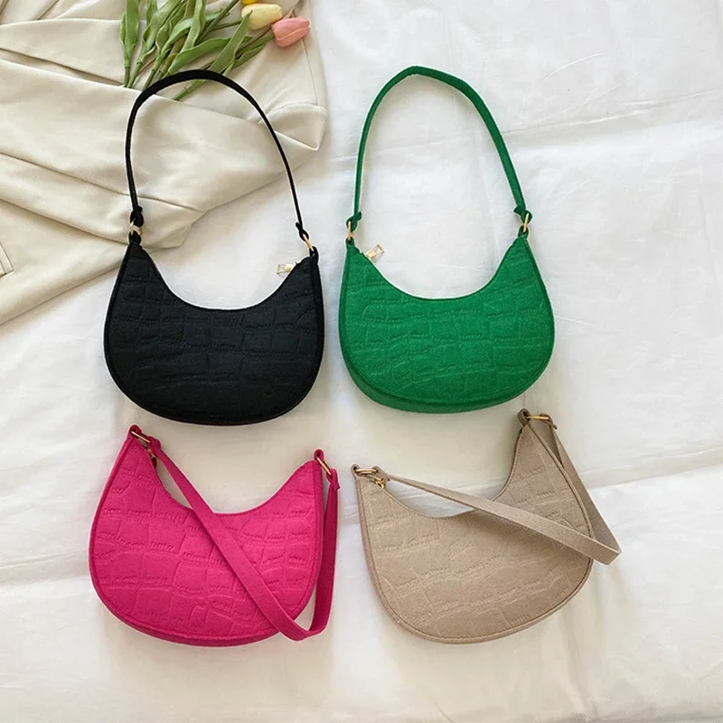 Top Trends: Fashion Women Handbag Solid Color Casual Mini Underarm Bag Female Green Chain Shoulder Pouch Hot Sale Ladies Leather Tote Bag Shoppable Styles