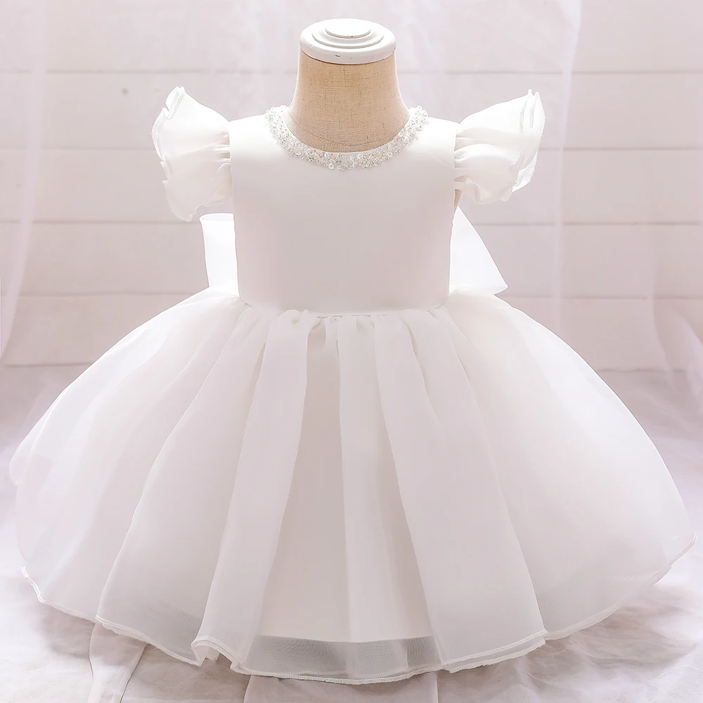 Top Trends: 2023 White Baby Girl Dress 1st Birthday Dress For Girl Clothes Child Clothes Christening Princess Tutu Dresses Evening Clothing Shoppable Styles