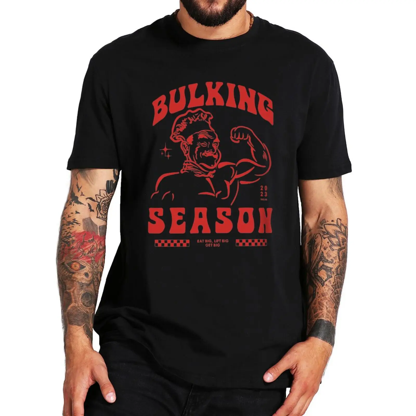 Top Trends: Bulking Season T Shirt Funny Gym Quotes Jokes Gift Y2k Streetwears EU Size 100% Cotton Unisex O-neck Summer T-shirts Shoppable Styles - Image 2