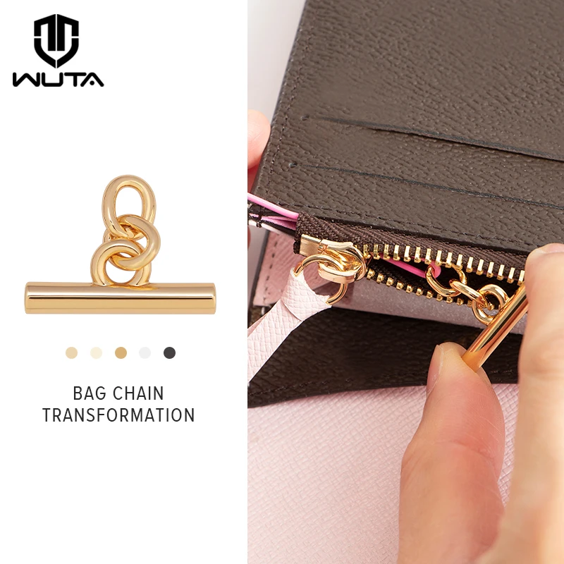 Top Trends: WUTA 2 Pcs Metal Bag Chain Transformation Accessories Buckle Handbag Wallet Crossbody Chains Modification DIY Bag Strap Hardware Shoppable Styles