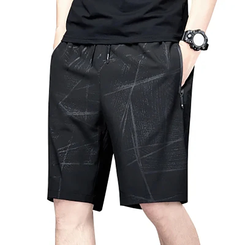 Top Trends: Summer Men Casual Beach Homme Ice Silk Cool Comfortable Breathable Stretch LOOSE Fit Quick Dry Sports Male Shorts Plus Size 8XL Shoppable Styles - Image 6