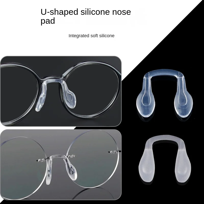 Top Trends: Eyeglasses Nose Bracket Into An Integrated U-shaped Nose Bracket Silicone One-piece Anti-slip Air Sac Shoppable Styles