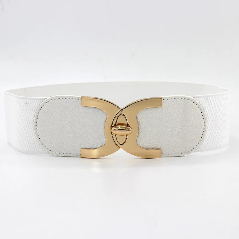 Top Trends: Women Wide Stretchy Belt Fashion Vintage Elastic Female Waist Cinch Girls Cummerbund Shoppable Styles - Image 6