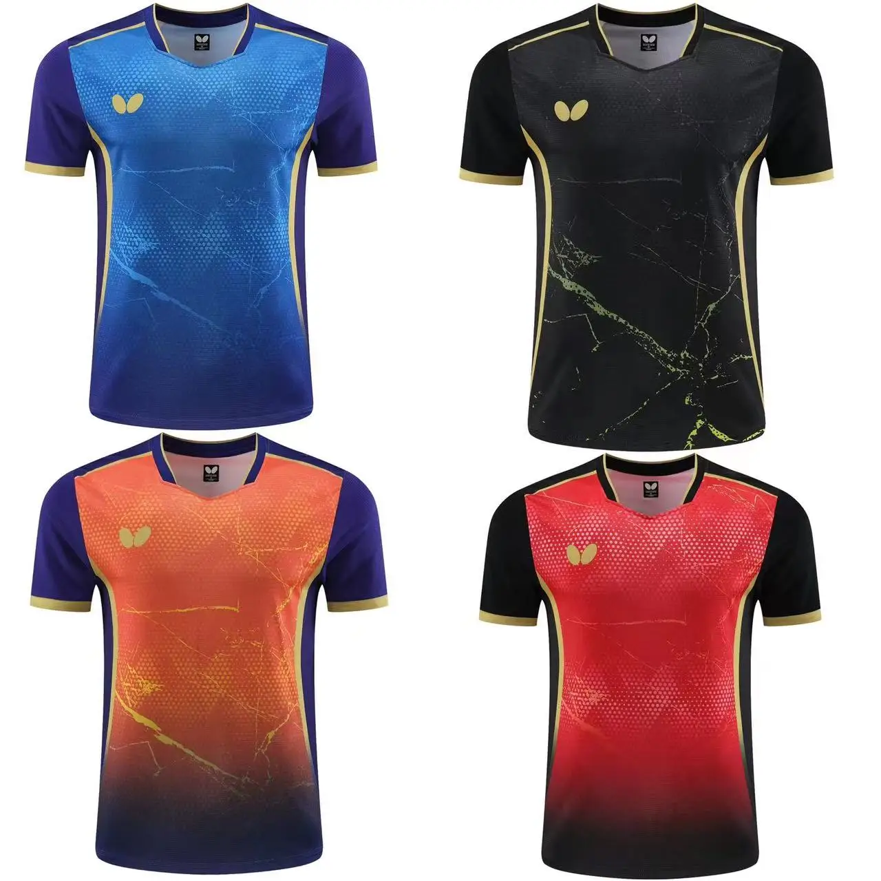 Top Trends: New Table Tennis Wear Short-sleeved Men's And Women's Sportswear Quick-drying Breathable Training Wear Competition Wear Shoppable Styles