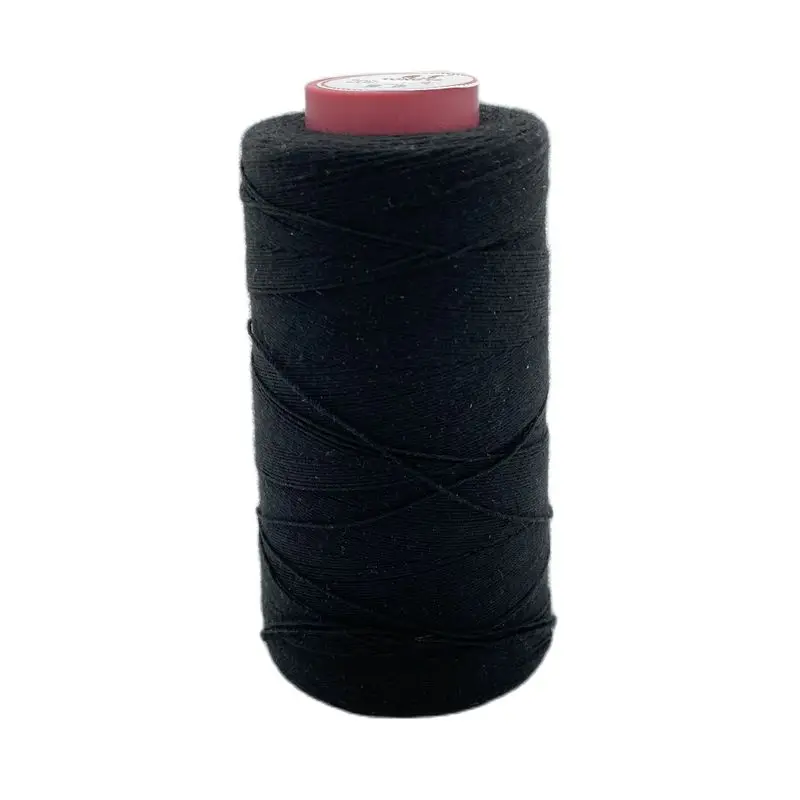 Top Trends: 1 Roll Black Cotton Thread Hair Weave Thread With Gift 1 Pc 6.5cm C Curved Needle Shoppable Styles