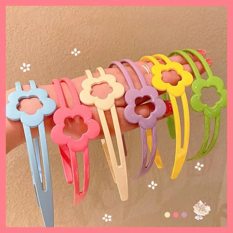 Top Trends: New Lovely Flowers Imple Sweet Flower Headband For Children Kid Girl Headband Jewelry Accessories Headwear Wholesale Shoppable Styles