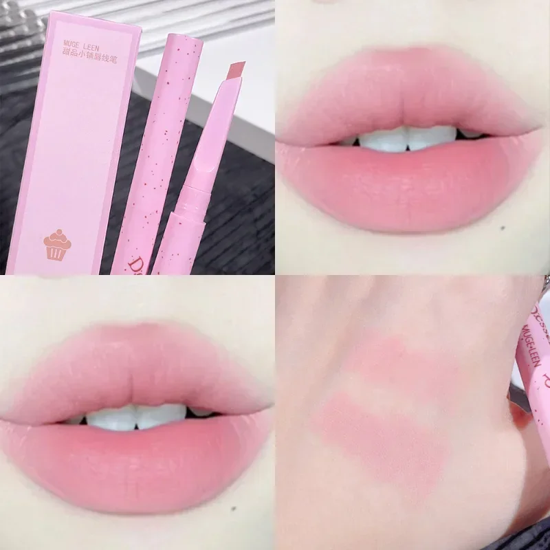 Top Trends: Milk Matte Smooth Lip Liner Pen Makeup Waterproof Lasting Contouring 3D Lips Lip Stick Pencil Nude Pink Lip Tint Lips Cosmetic Shoppable Styles - Image 2