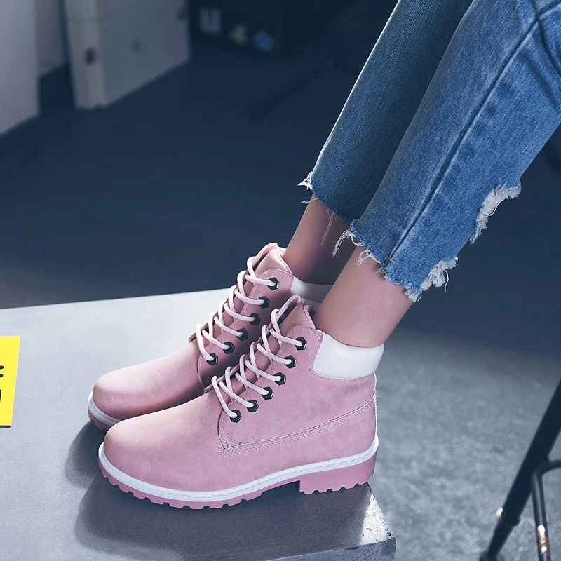 Top Trends: Promotion Snow Boots Women Shoes Fashion Riding Motorcycle Boots Woman Classics Plush Warm Boots Ladies Plus Size Non-slip Shoes Shoppable Styles