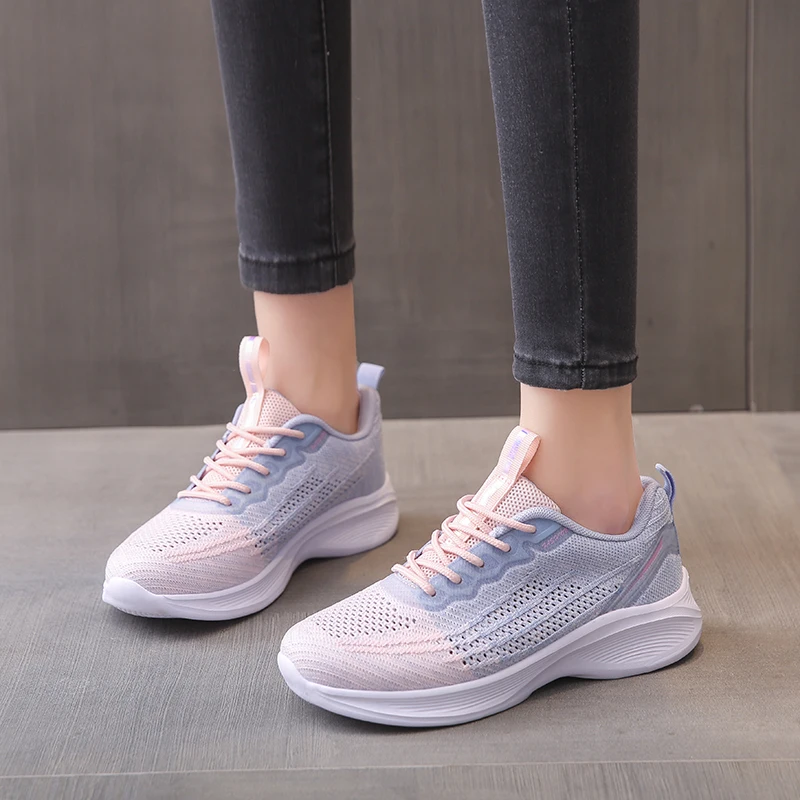 Top Trends: New Fashion Women's Running Hollow Out Shoes Breathable, Leisure, Outdoor, Lightweight, Walking And Sports Shoes High Quality Shoppable Styles