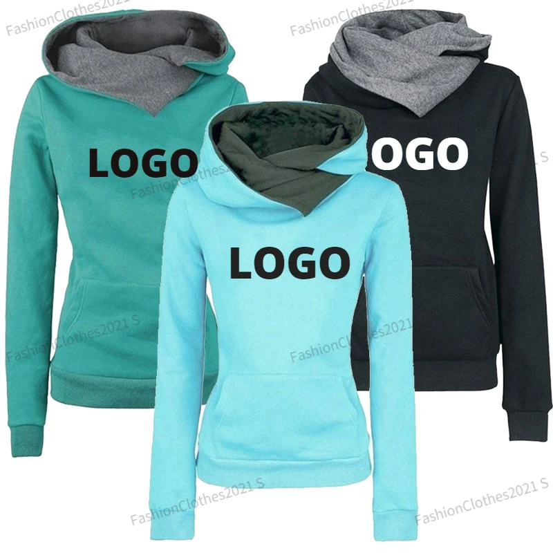 Top Trends: Custom LOGO Women Hoodies Spring Autumn Ladies Hoodies Print Long Sleeve Hooded Sweatshirts Pullover Jumpers Dropshipping Shoppable Styles