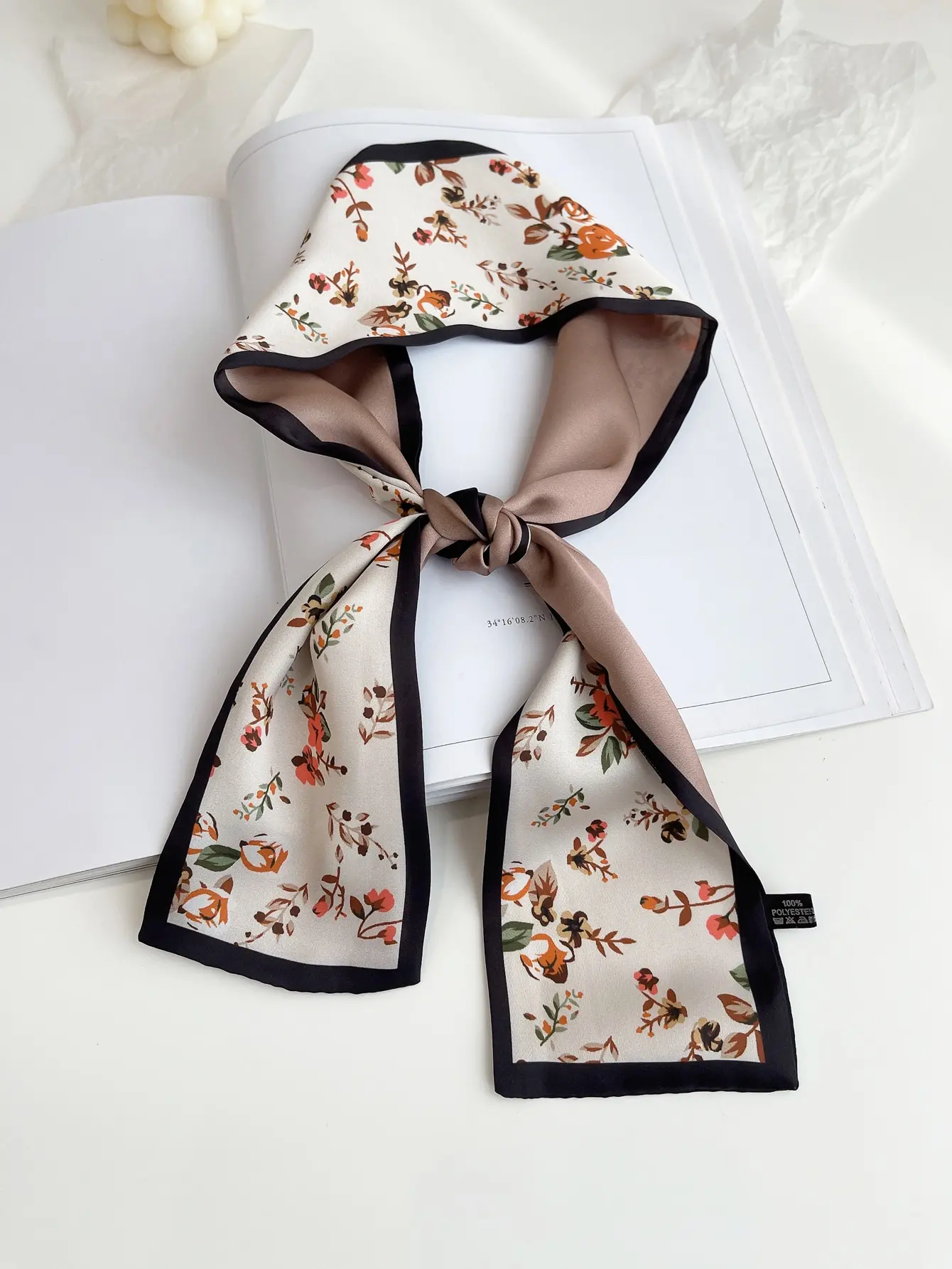 Top Trends: NEW Fashion Print Hair Ribbon Scarf Women Neck Tie Bag Scarfs Satin Silk Skinny Headscarves Ladies Foulard Floral Bands Shoppable Styles