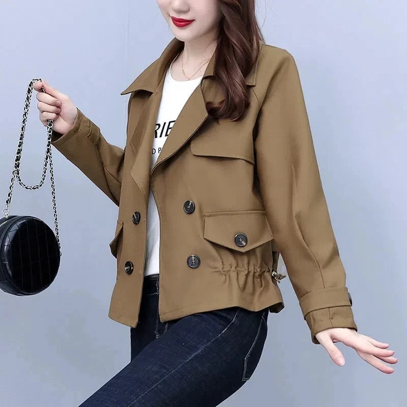 Top Trends: 2023 New Spring Autumn Women Jacket Long Sleeve Casual Windbreaker Loose Pocket Outerwear Lightweight Basic Coat Overcoat Shoppable Styles