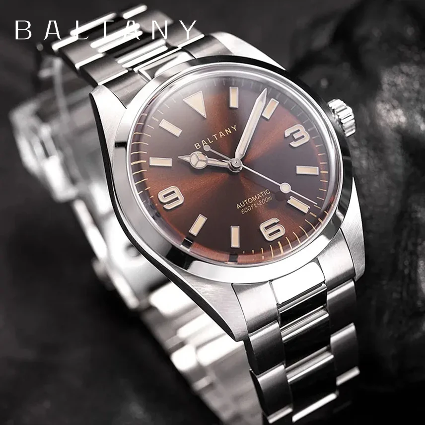 Top Trends: Baltany Explorer Pays Tribute To Men's Mechanical Watch, Top Grade Sapphire Stainless Steel 200M Waterproof And Luminous Watch F Shoppable Styles