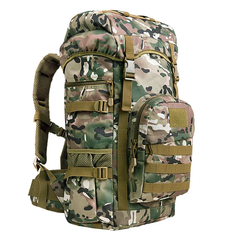 Top Trends: 50L Large Capacity Men Tactics Backpack Waterproof Military Bags Climb Hike Army Travel Backpacks Mochila Militar Shoppable Styles - Image 4