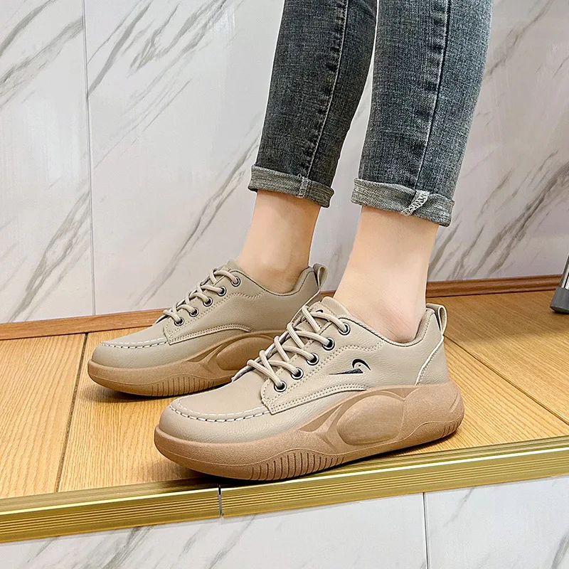 Top Trends: Women&#039;s Sneakers 2023 Spring New Arrivals Ladies Casual Sports Running Shoes Designer Lace-up Trainers Vulcanized Shoes Woman Shoppable Styles