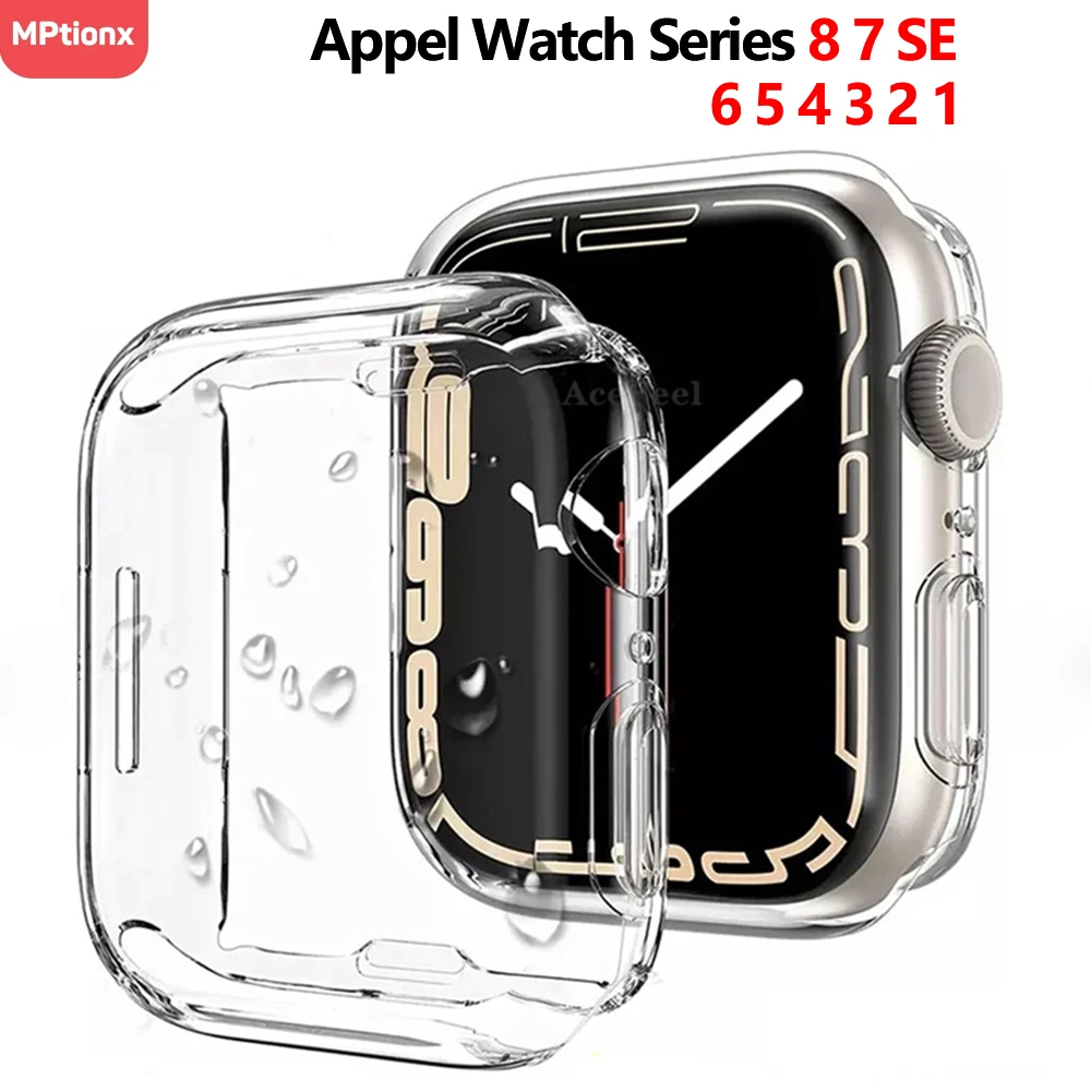 Top Trends: TPU Screen Protector Case For Apple Watch 45mm 41mm 44MM 40MM 42MM 38MM Full Bumpe Cover For IWatch 9 8 7 SE 6 5 4 3 2 1 Shoppable Styles