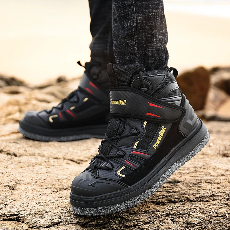 Top Trends: Rock Offshore Fishing Shoes Men&#039;s Shoes Waterproof Skid-proof Reef-climbing Shoes Air-permeable Handiness Felt Spike Soles Shoppable Styles