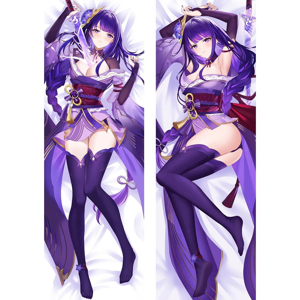 Top Trends: Game Genshin Impact Raiden Shogun Cosplay Dakimakura Hugging Body Pillow Case Home Bedding Pillowcase Otaku Pillow Cover Shoppable Styles