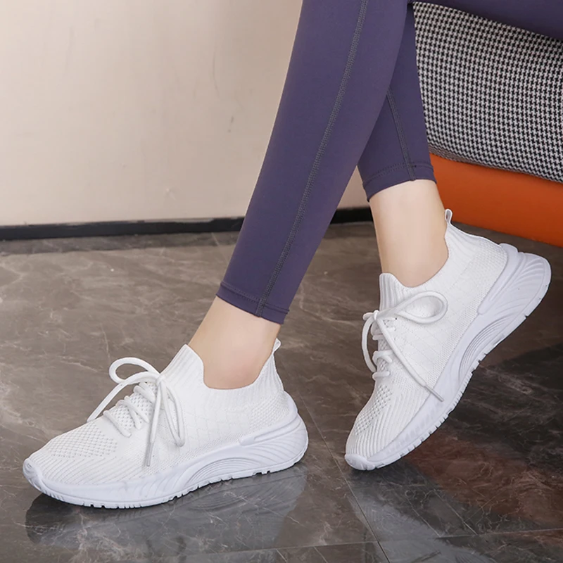 Top Trends: 2023 Breathable Female Running Shoes Lightweight Women&#039;s Sneakers Mesh Women Vulcanized Shoes Outdoor Casual Shoes Shoppable Styles